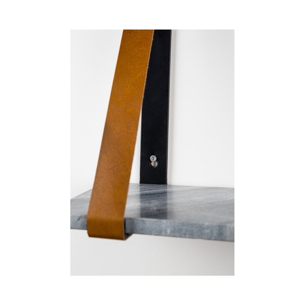 Šedá mramorová nástěnná police Zuiver Fad-image-3