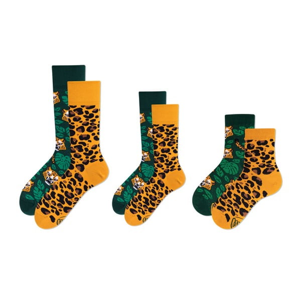Rodinná sada 3 párů ponožek Many Mornings El Leopardo Petit