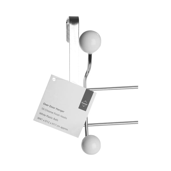 Kovový věšák na dveře ve stříbrné barvě 40,5 cm Jaxen – Premier Housewares-image-2
