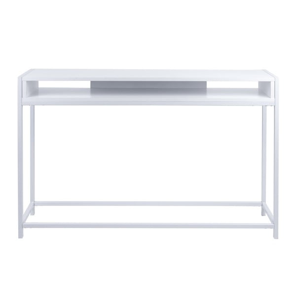 Bílý konzolový stolek Leitmotiv Fushion