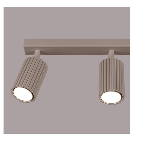 Taupe kovové bodové svítidlo 6,5x45 cm Gleam – Sollux-image-4