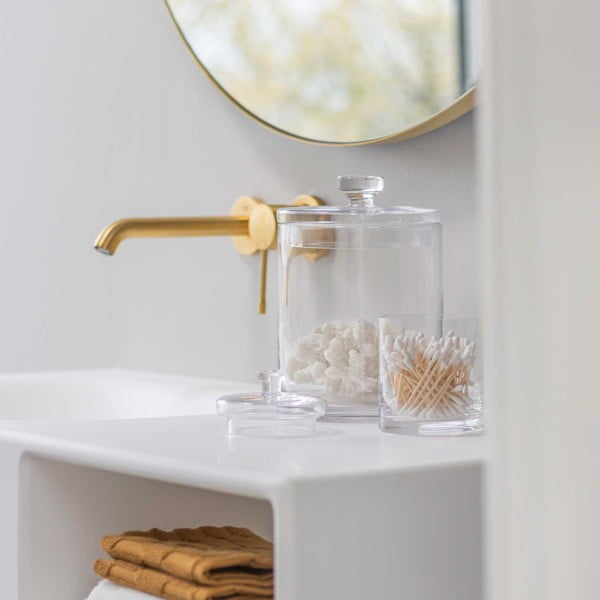 Okrově žluté bavlněné ručníky v sadě 2 ks 35x55 cm Geo – Mette Ditmer Denmark-image-2