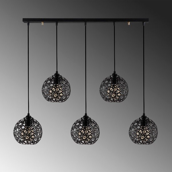 Černé závěsné svítidlo ø 17 cm Fellini – Opviq lights-image-1