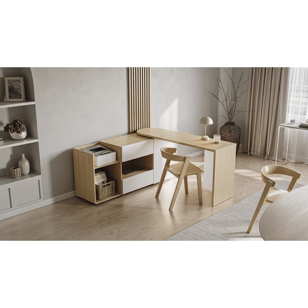 Pracovní stůl s deskou v dubovém dekoru 48x159 cm Tango – TemaHome-image-1