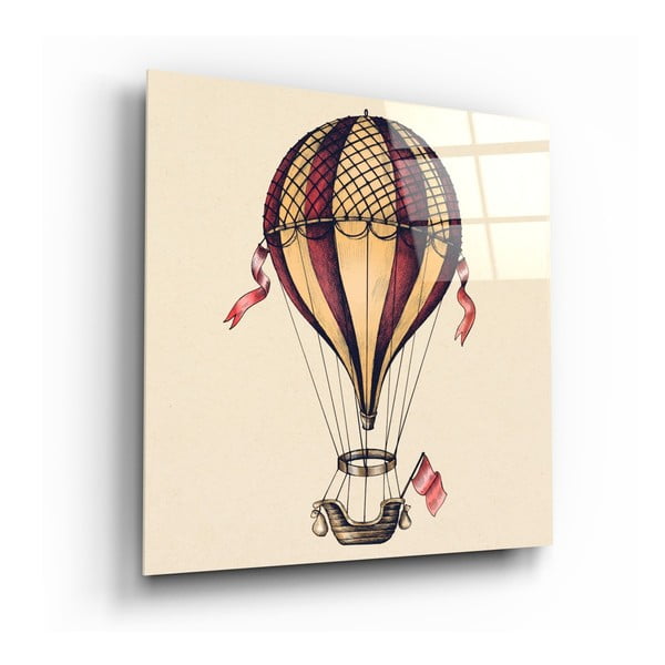 Skleněný obraz Insigne Ballon Journey Towards Freedom, 60 x 60 cm