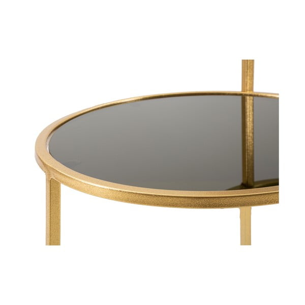 Kulatý konferenční stolek ve zlaté barvě 40x50 cm - Mauro Ferretti-image-4