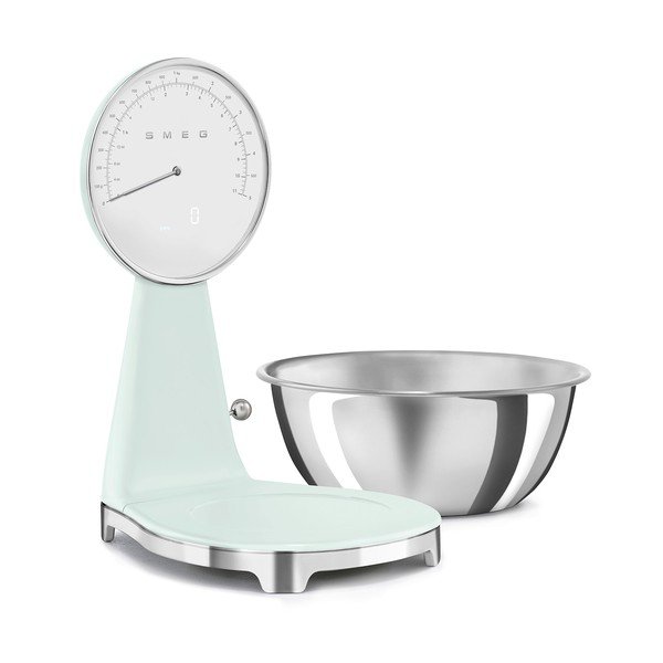 Světle zelená plastová digitální kuchyňská váha – SMEG-image-3