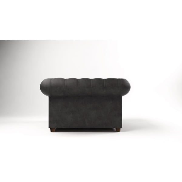 Antracitové sametové křeslo Cambridge – Ropez-image-2