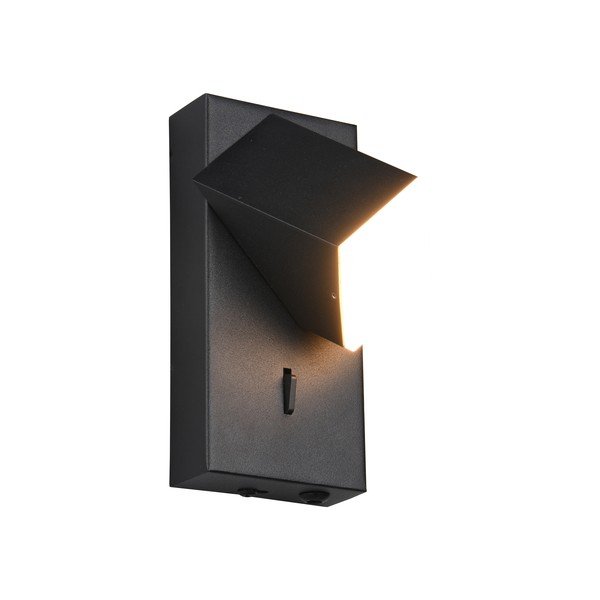 Matně černé LED nástěnné svítidlo Raglan – Trio-image-1