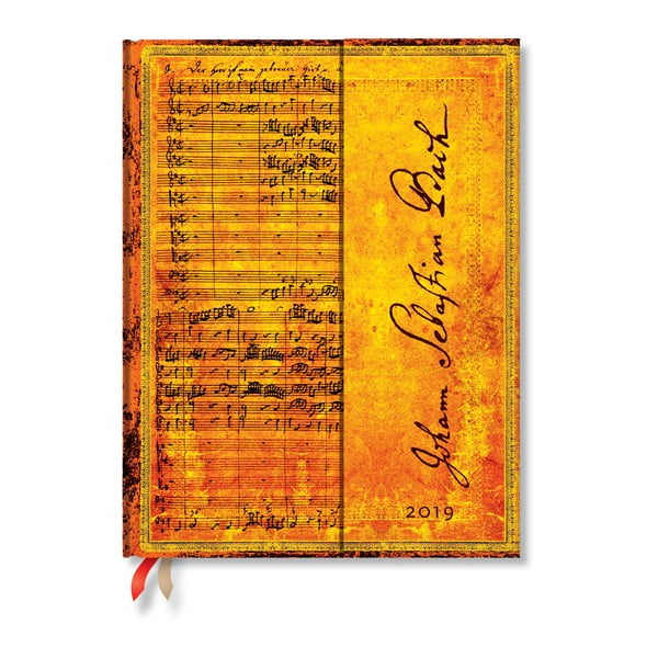 Denní diář na rok 2019 Paperblanks Bach, 18 x 23 cm
