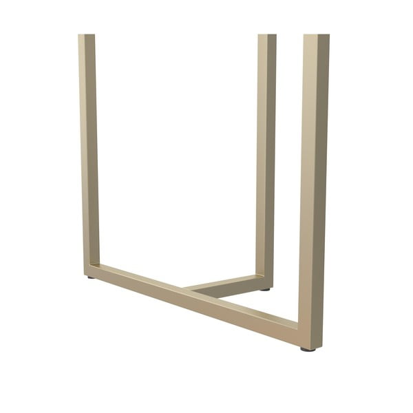 Jídelní stůl s deskou v dekoru mramoru 90x160 cm Astor – CosmoLiving by Cosmopolitan-image-3