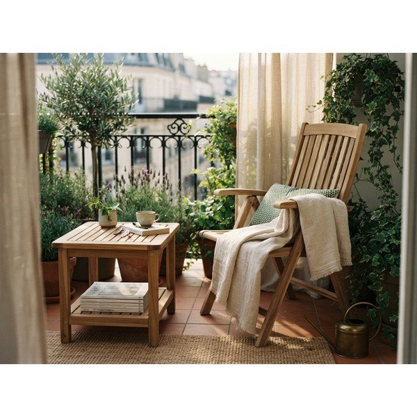 Zahradní židle z teakového dřeva Garden Pleasure Java-image-2