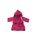 Tmavě růžový bavlněný dětský župan velikost 1-2 roky – Tiseco Home Studio