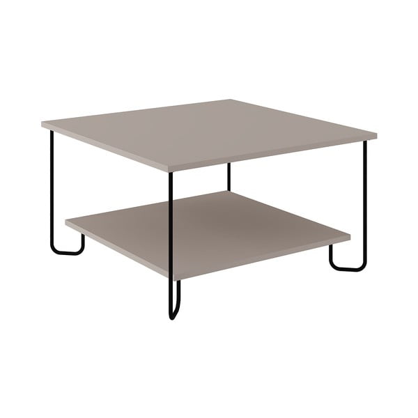 Šedý konferenční stolek 80x80 cm Tonka – Marckeric