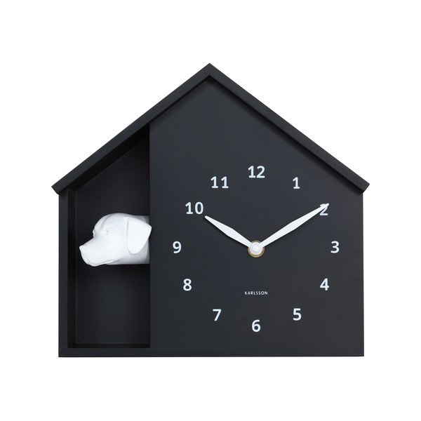 Nástěnné hodiny Peeking Doggy – Karlsson