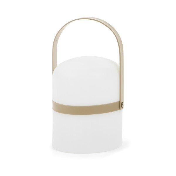 Bílá venkovní lampa Kave Home Janvir, výška 26,5 cm