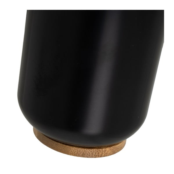 Černá plastová sada doplňků do koupelny – Casa Selección-image-1