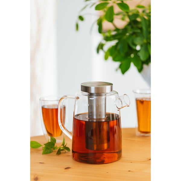 Skleněná čajová konvice Vialli Design, 1,5 l-image-1