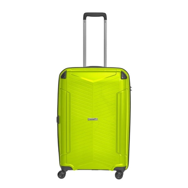 Limetkově zelený cestovní kufr Packenger, 71 l