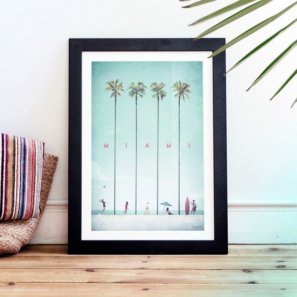 Plakát Travelposter Miami, 30 x 40 cm-image-1