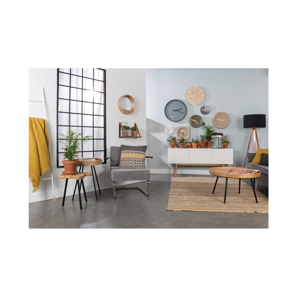 Bílé nástěnné mramorové hodiny Zuiver Marble Time-image-4