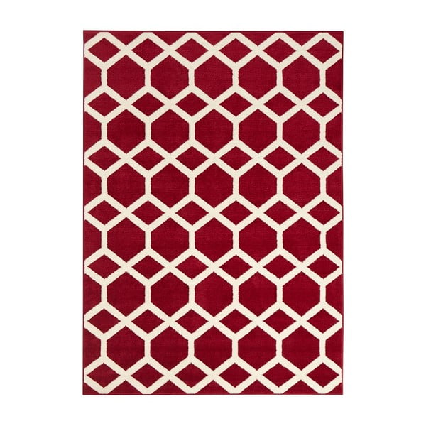 Červený koberec Velour, 160x225 cm