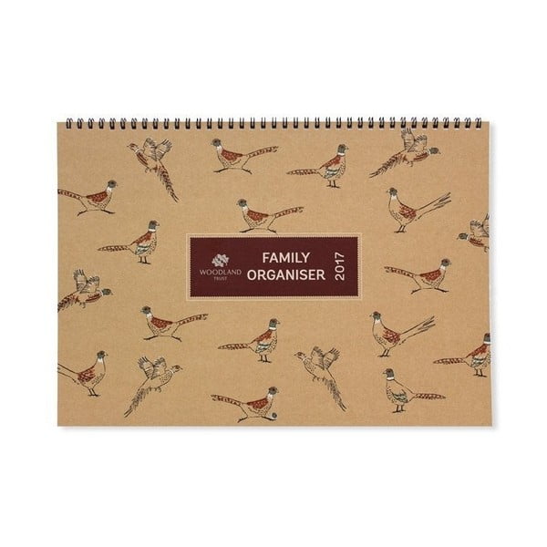 Rodinný organizér Go Stationery Pheasant