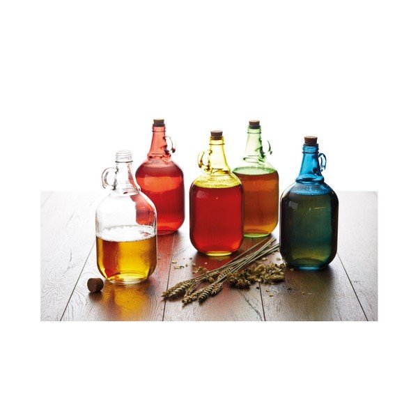 Sada 4 skleněných demižónů Kitchen Craft Home Made, 1,9 litru