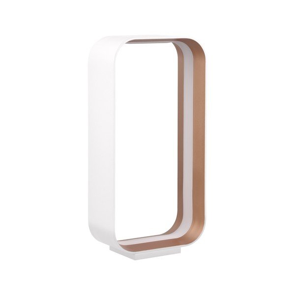 Bílá LED stolní lampa s hlasovým ovládáním/s ovládáním pomocí mobilní aplikace s kovovým stínidlem (výška 41 cm) Cizione – CINQUE-image-2