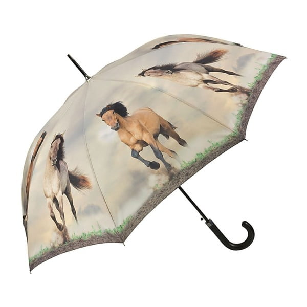 Holový deštník Von Lilienfeld Wild Horses, ø 100 cm