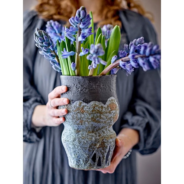 Kameninový obal na květináč ø 14,5 cm Neeson – Bloomingville-image-1