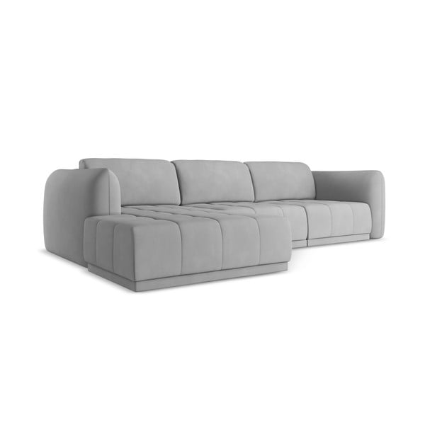 Světle šedá rohová pohovka (levý roh) Hoku – Makamii-image-3