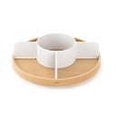 Dřevěný koupelnový organizér v přírodní barvě Bellwood – Umbra