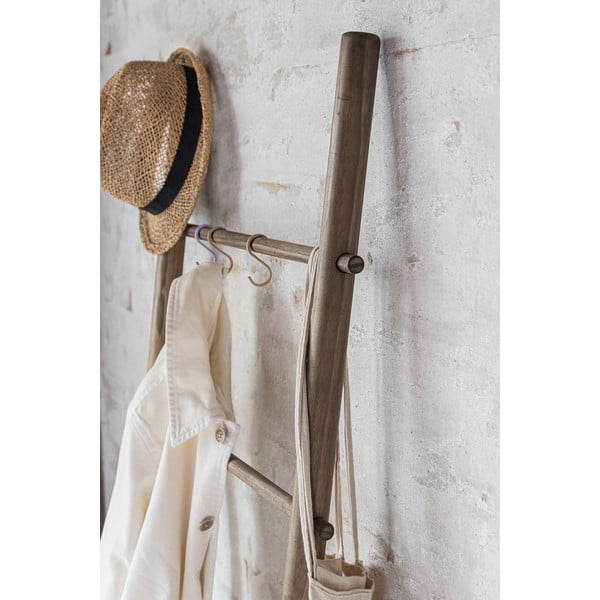 Hnědý dřevěný žebřík na ručníky Roots – Mette Ditmer Denmark-image-4
