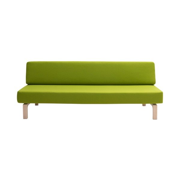 Limetkově zelená rozkládací pohovka Softline Lazy-image-2