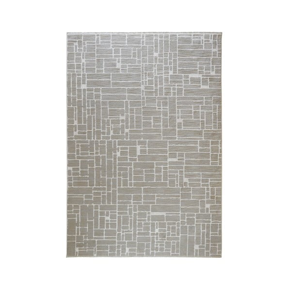 Šedo-béžový koberec 133x195 cm Jaipur – Webtappeti