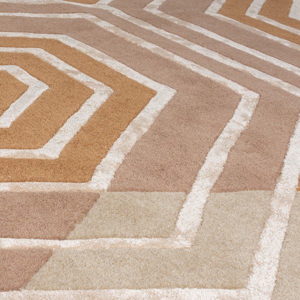 Béžový vlněný koberec Flair Rugs Harlow, 160 x 230 cm-image-2