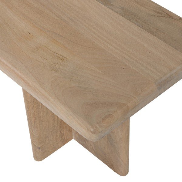 Konzolový stolek z mangového dřeva ve světle přírodní barvě 40x80 cm Ato – WOOOD-image-4