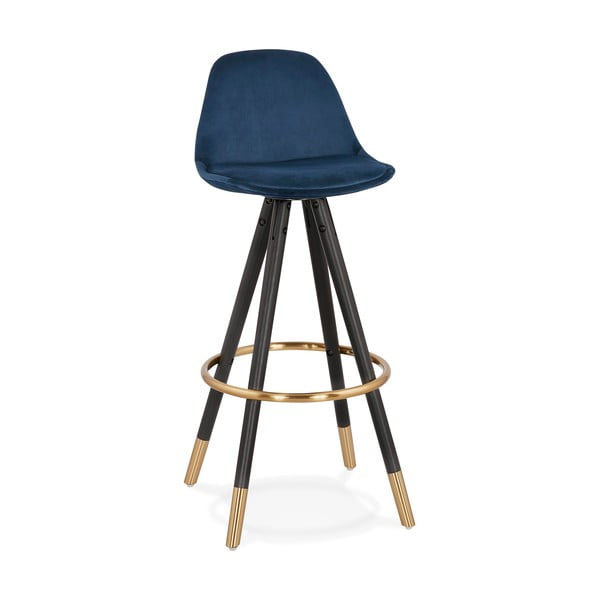 Tmavě modrá barová židle Kokoon Carry, výška sedáku 75 cm