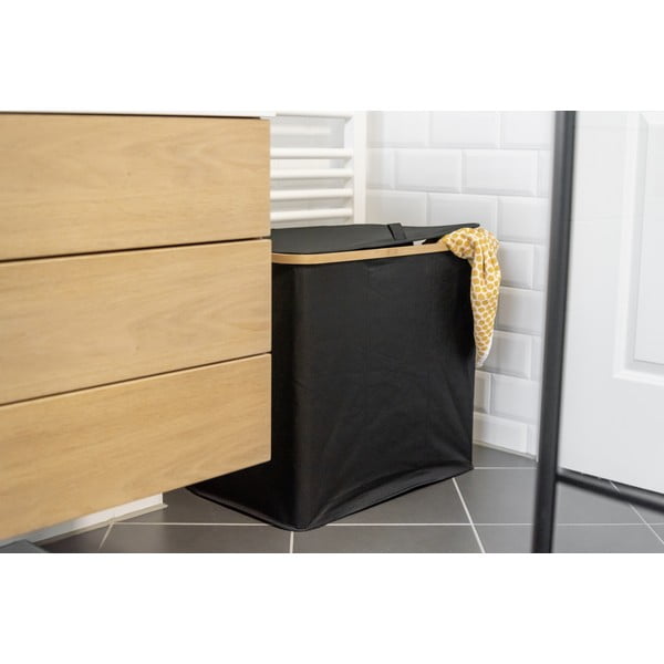 Látkový koš na prádlo 105 l Trio Ecori – Wenko-image-2