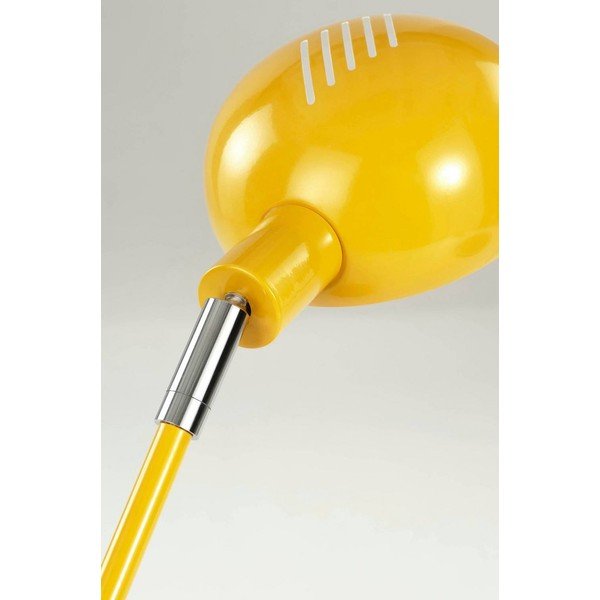 Žlutá ocelová stolní lampa s ohybatelnou konstrukcí (výška 59 cm) Lincon – Jotex-image-4