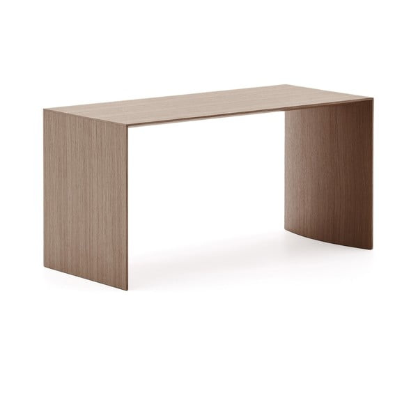 Konferenční stolek v tmavě přírodní barvě v dekoru ořechu 45x90 cm Litto – Kave Home