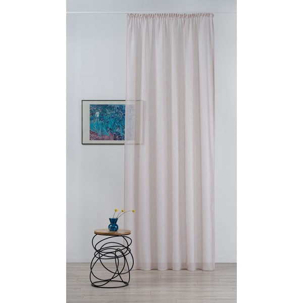 Růžová záclona 140x260 cm Modena – Mendola Fabrics-image-2