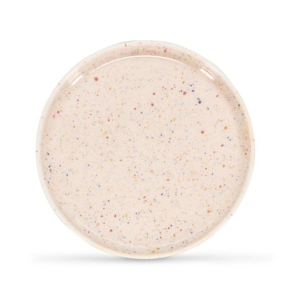 Béžový dezertní  porcelánový talíř ø 20,5 cm Fika – ONA