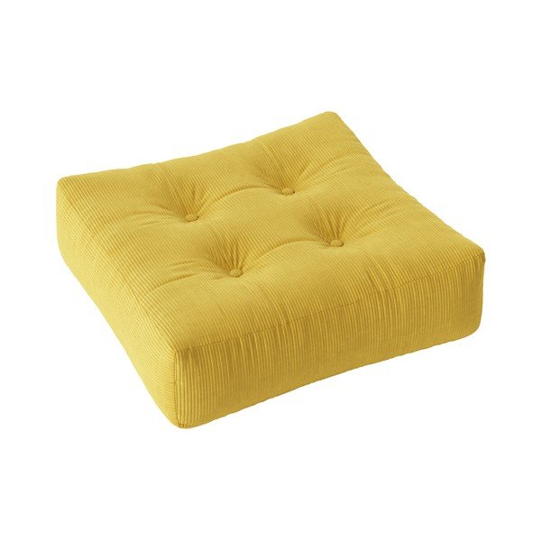 Manšestrový sedací puf Karup Design More Honey