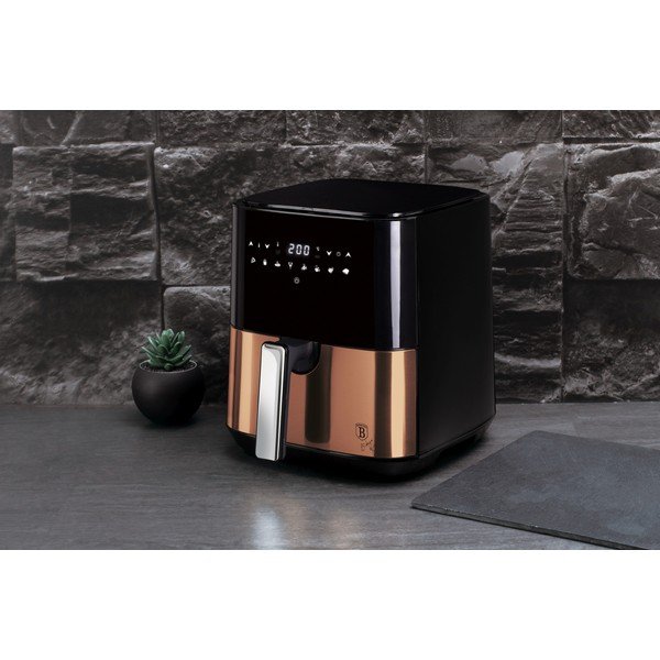 Horkovzdušná fritéza ve zlaté barvě Black Rose Collection – BerlingerHaus-image-1