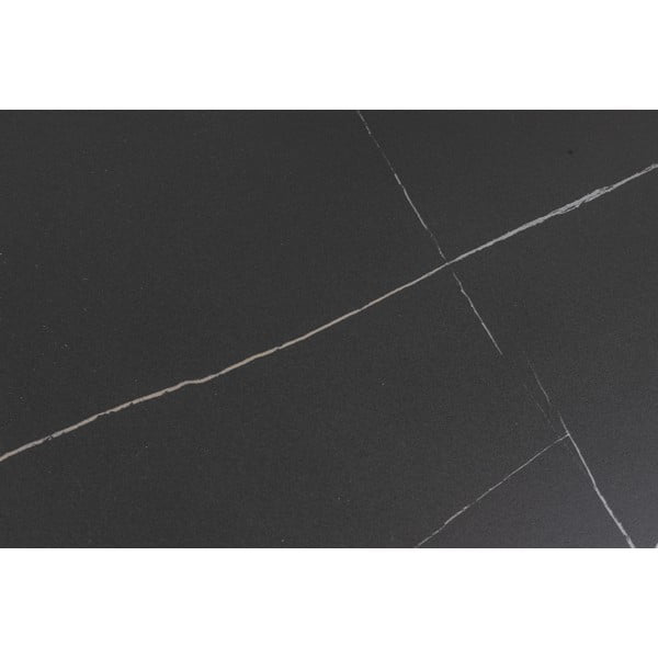 Černý kulatý konferenční stolek s keramickou deskou ø 60 cm Malta – Actona-image-4