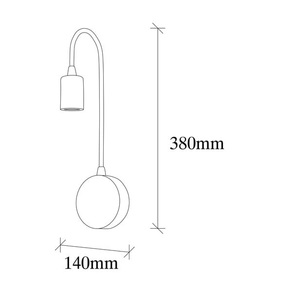 Černé nástěnné svítidlo Baston – Opviq lights-image-4