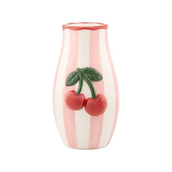 Ručně malovaná váza z dolomitu Cherry – Sass & Belle