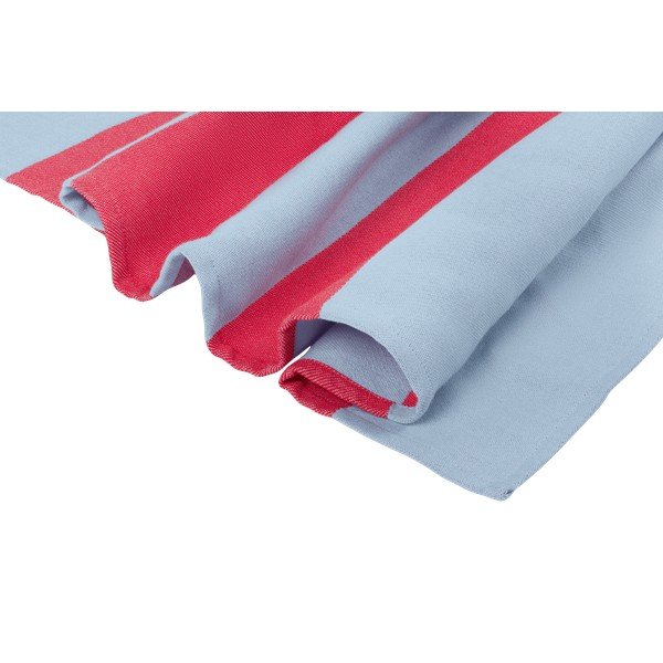 Červená/světle modrá bavlněná plážová osuška 100x160 cm Su – noo.ma-image-4